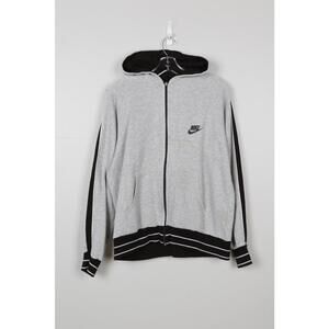 80's Nike Stripe Logo Zip-up Hoodie